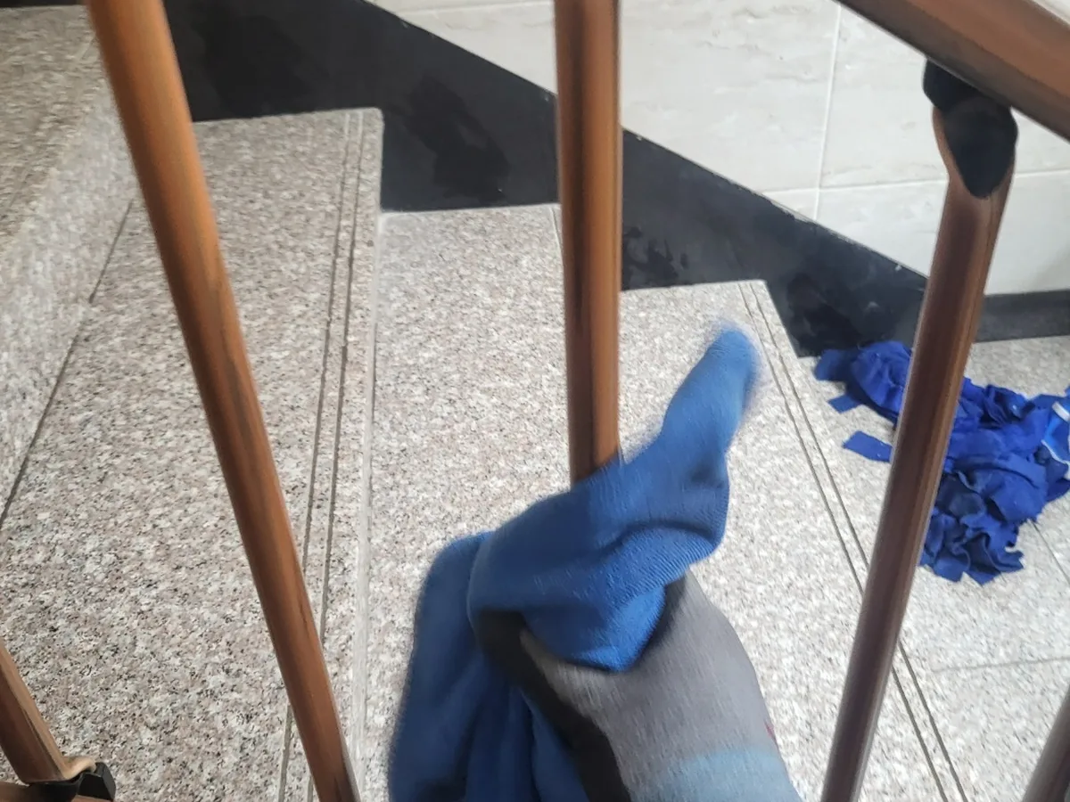 서천군 장항읍 건물 난간·손잡이 위생청소 사례 - 행진크린