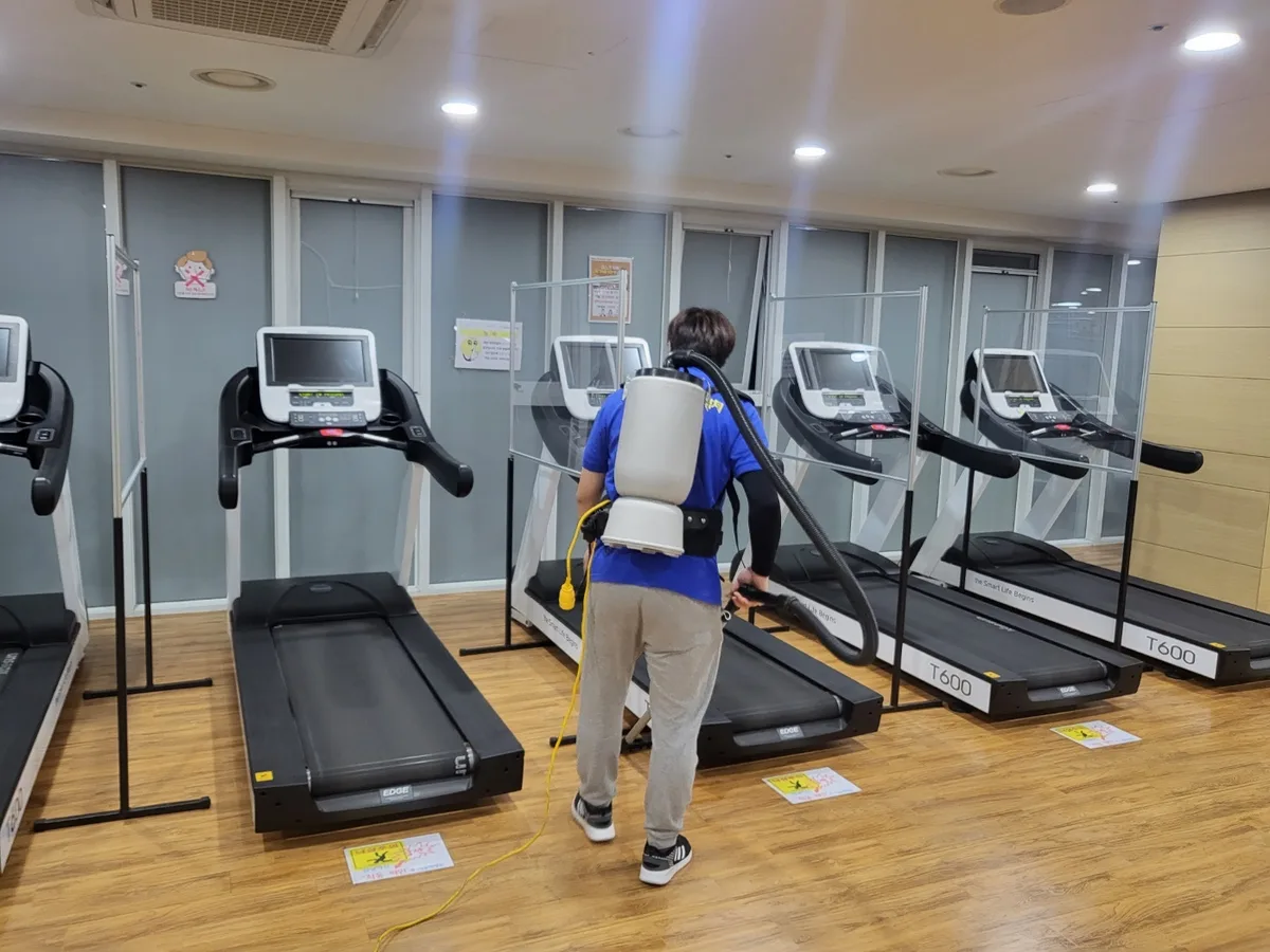 부여군 장암면 헬스장 탕비실 직원 휴게공간 위생청소 사례 - 행진크린